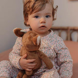 Pijama entero bebé rosa flores