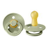 Pack 2 chupetes BIBS round ivory/sage