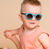 Gafas de sol bebé polarizadas flexibles azules