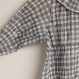 Blusa vichy azul