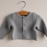 Chaqueta niña/niño algodón azul grisáceo