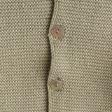 Chaqueta niña/niño algodón verde salvia