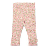 Pijama niña dos piezas rosa flores