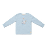 Pijama niño/niña dos piezas azul bosque