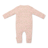 Pijama entero bebé rosa flores