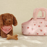 Perrito peluche Jackie con bolsa