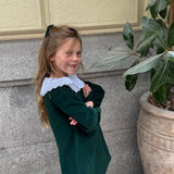 Vestido terciopelo verde