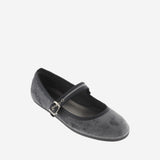 Mercedita terciopelo gris