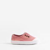 Zapatilla lona rosa nude