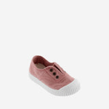 Zapatilla lona rosa nude