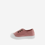 Zapatilla lona rosa nude