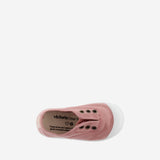 Zapatilla lona rosa nude