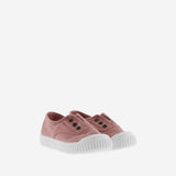 Zapatilla lona rosa nude
