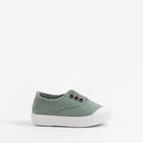 Zapatilla lona verde