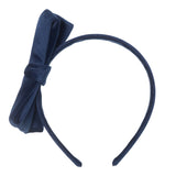 Diadema lazo azul marino