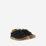Zapatilla barefoot piel azul marino