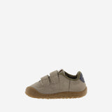 Zapatilla barefoot piel taupe