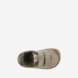Zapatilla barefoot piel taupe