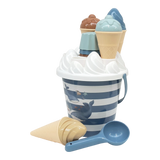 Set de playa helados azul ballenas Little Dutch