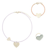 Set joyas niñas Corazones