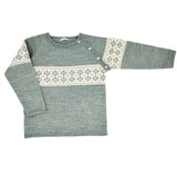 Jersey niño greca verde menta