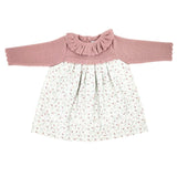 Vestido niña arándanos punto nude