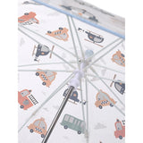 Paraguas infantil transparente Coches