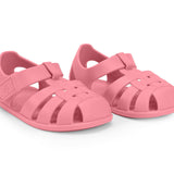 Sandalias cangrejeras infantiles rosa