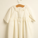 Vestido niña hueso encaje