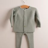 Chaqueta premium lana merino verde