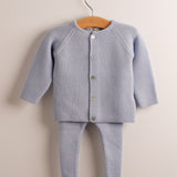 Leotardo bebé premium lana merino azul