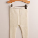 Leotardo bebé premium lana merino hueso