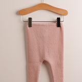 Leotardo bebé premium lana merino rosa nude