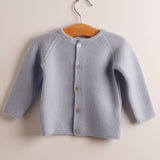 Chaqueta premium lana merino azul