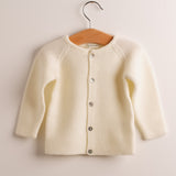 Chaqueta premium lana merino hueso