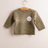 Jersey niño greca verde bosque