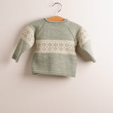 Jersey niño greca verde menta