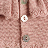 Vestido niña arándanos punto nude