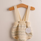 Peto bebé punto greca pastel