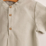 Camisa niño rayas verdes