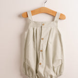 Pelele bebé rayas verdes