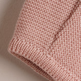 Capota bebé premium lana merino rosa nude