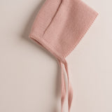 Capota bebé premium lana merino rosa nude