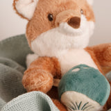 Manta bebé premium lana merino verde