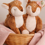 Manta bebé premium lana merino rosa nude