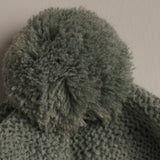 Gorro bebé niño verde menta