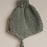 Gorro bebé niño verde menta