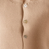 Chaqueta niña/niño algodón beige