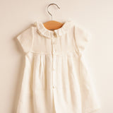 Vestido niña bebé hueso
