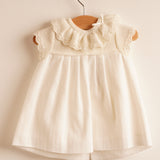 Vestido niña bebé hueso
